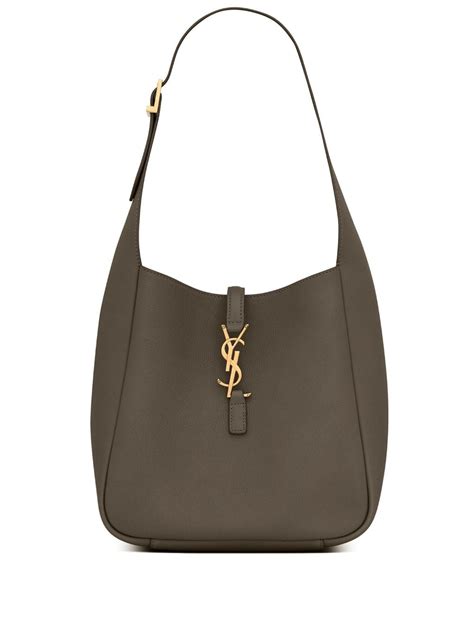 ysl le 5 à 7 monogram-plaque shoulder bag|LE 5 À 7 in smooth leather .